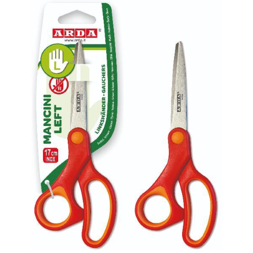 ARDA FORBICE PER MANCINI LAMA DA 17 CM PUNTA TONDA ROSSO